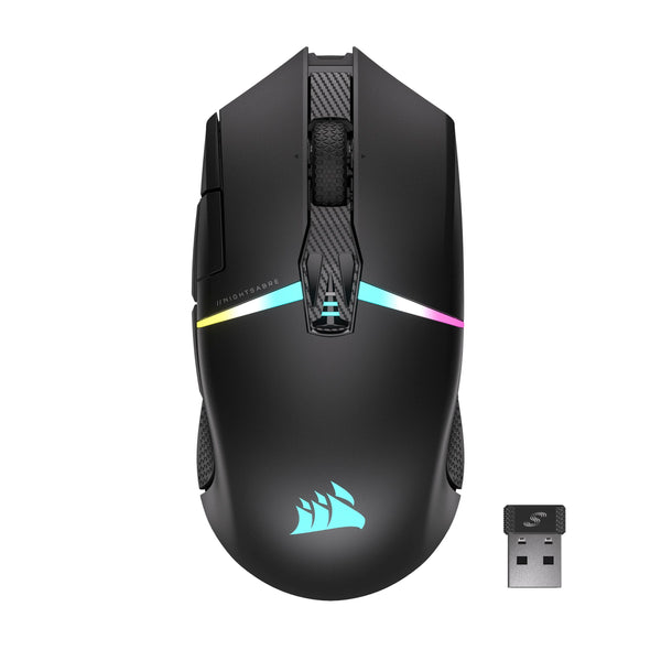 Corsair NIGHTSWORD RGB – Ratón Gaming FPS/MOBA con Cable
